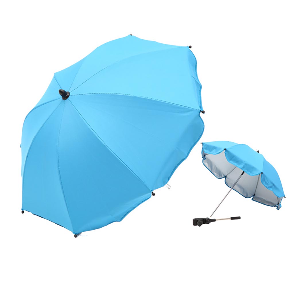 Parasol Pram Pushchair Universal Sun Shade Stroller Buggy Kids Baby Umbrella